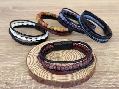 RiverTwist Leather Bracelet